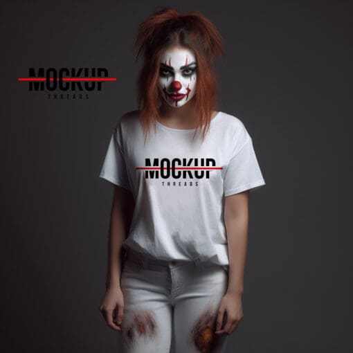Halloween - T-Shirt Mockup Template 32